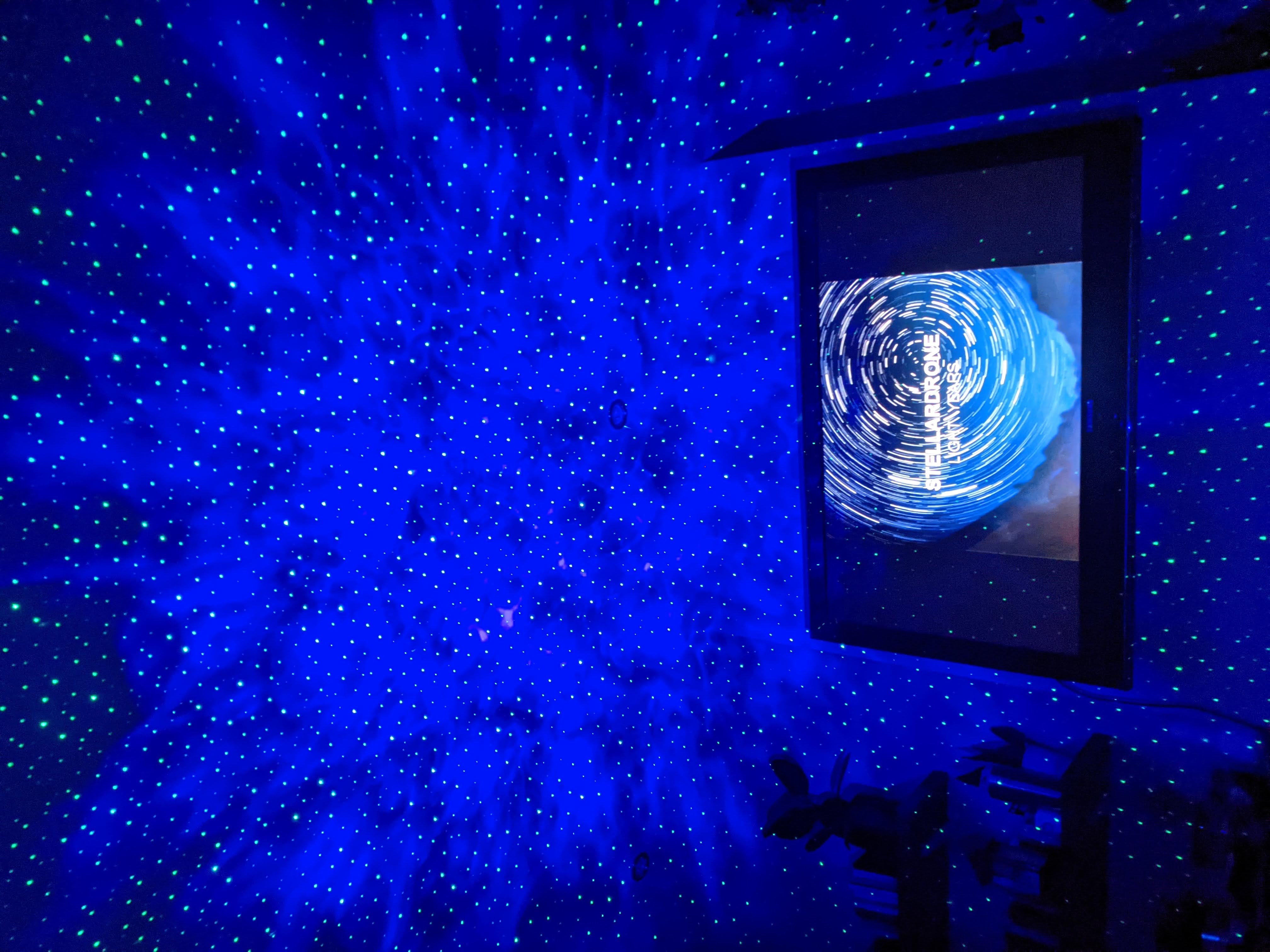 Star projector / galaxy lights for parties, bedrooms & events vibe lights