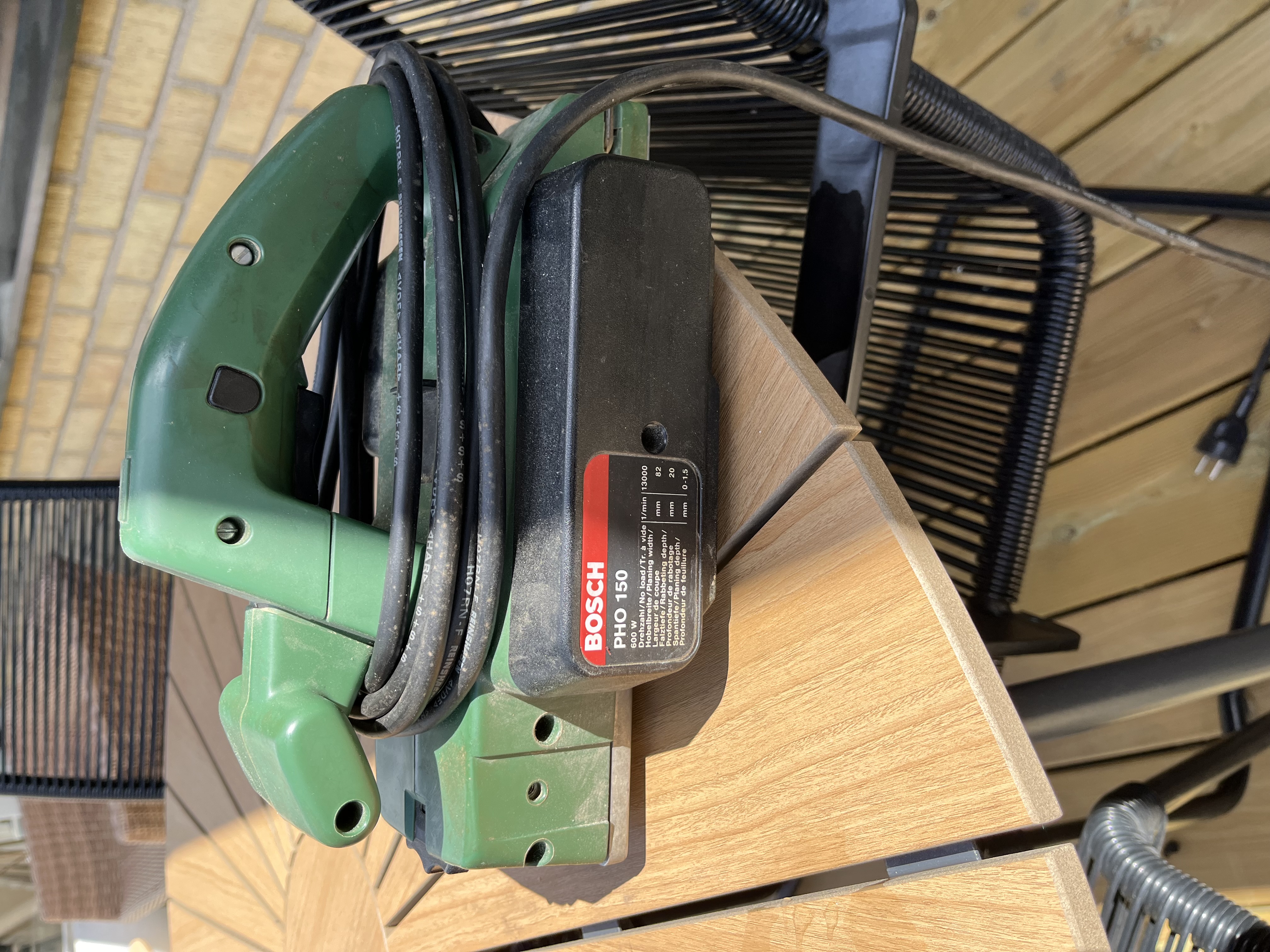 Bosch pho 150 elektrisk hyvel 600w