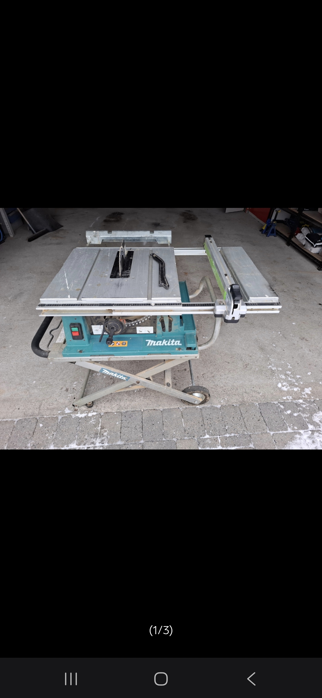 Makita 2704 med sammenleggbart stativ