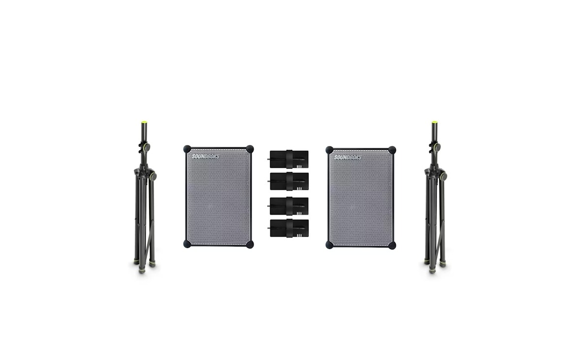 2x  soundboks 4 + 2x stand + 4x battery 