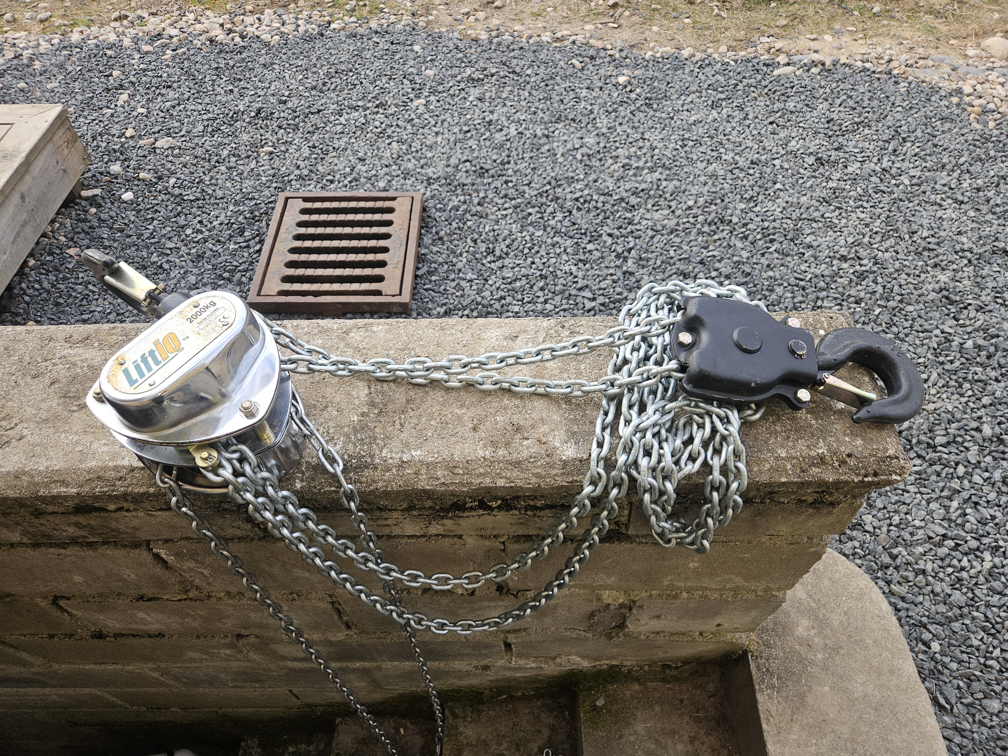 Kjedjeblock / lyftblock 2 ton 3 m 