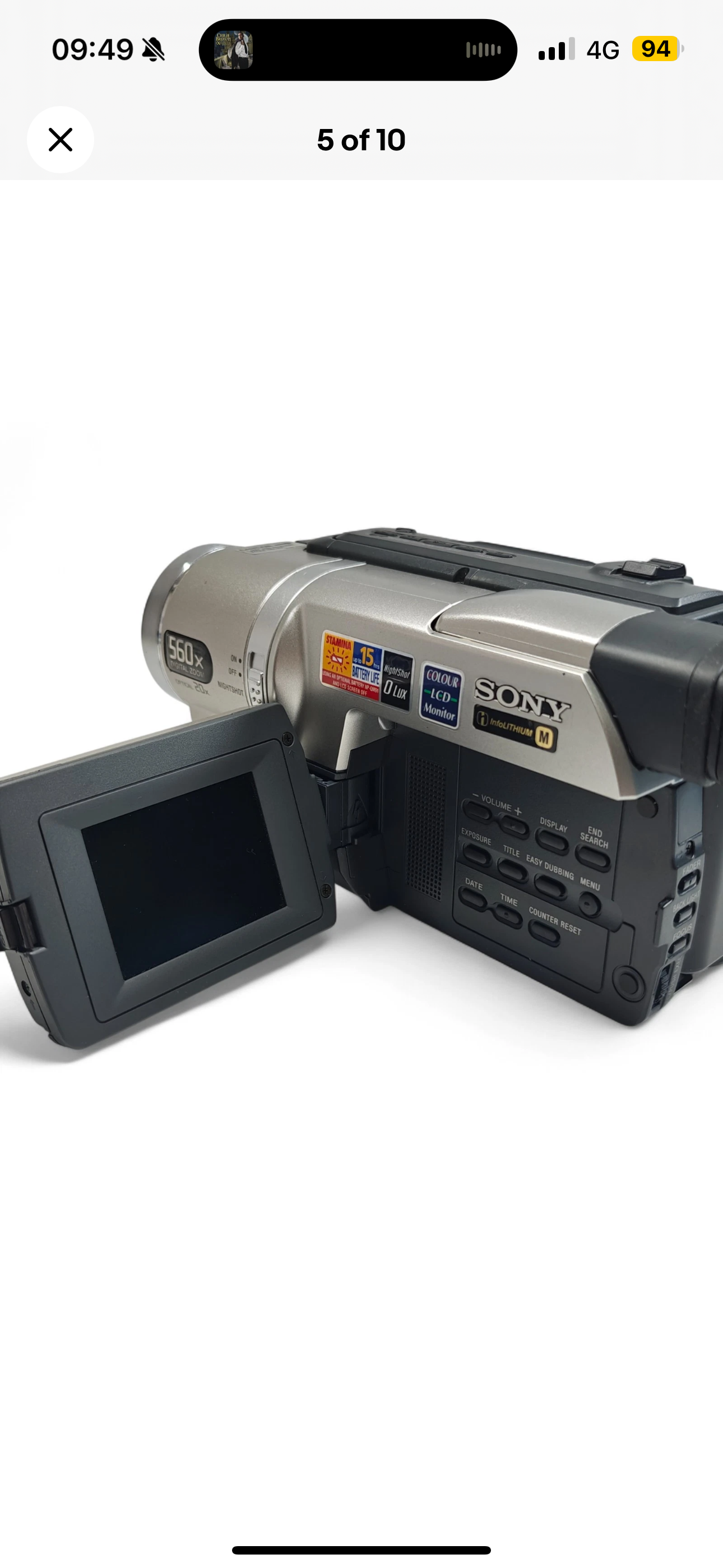 Rent Sony CCD-TRV208E Pal Camcorder Handycam Hi8 560x Digital Zoom