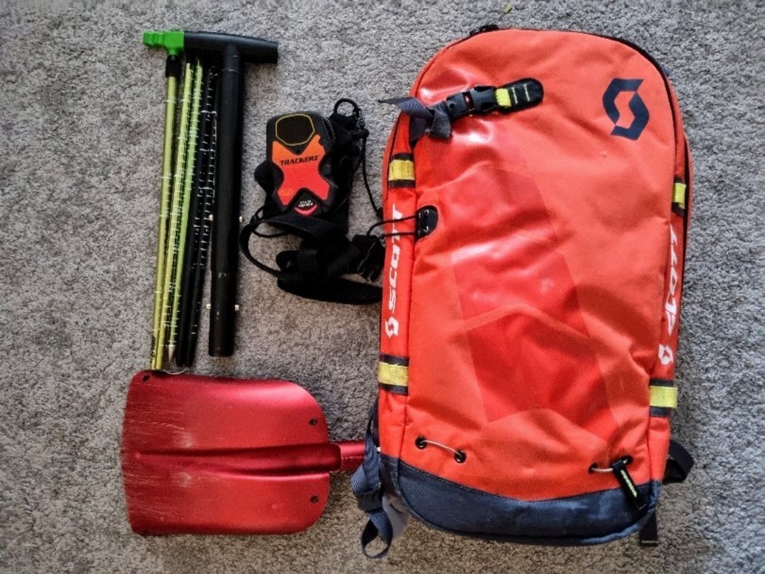 Lavinpaket med ryggsäck från scott