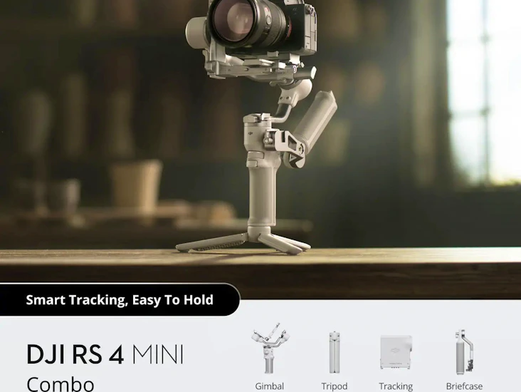 Dji rs4 mini combo – lightweight camera stabilizer (gimbal)