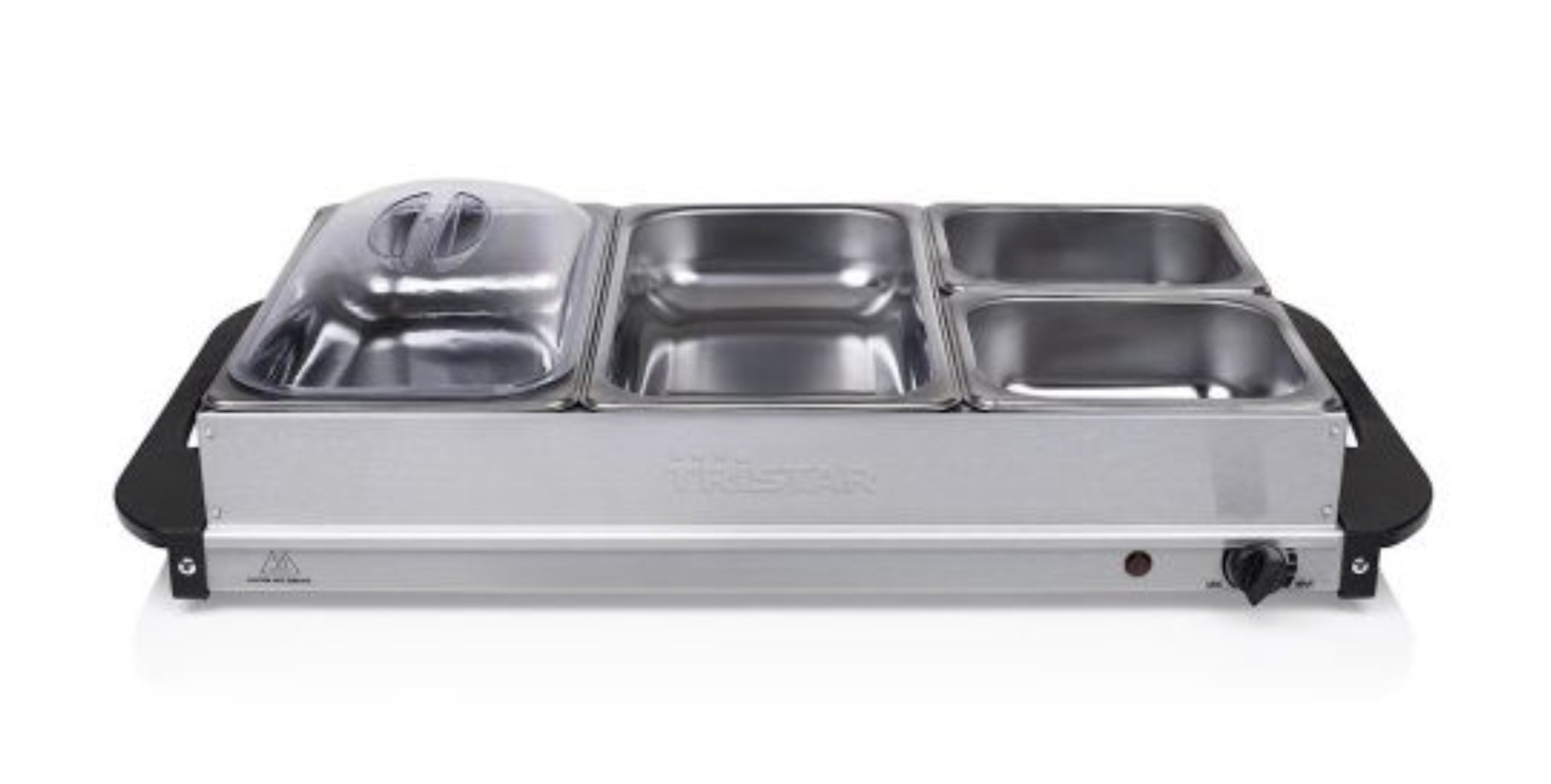 Buffévärmare med 4st fack eller värmeplatta 300 watt