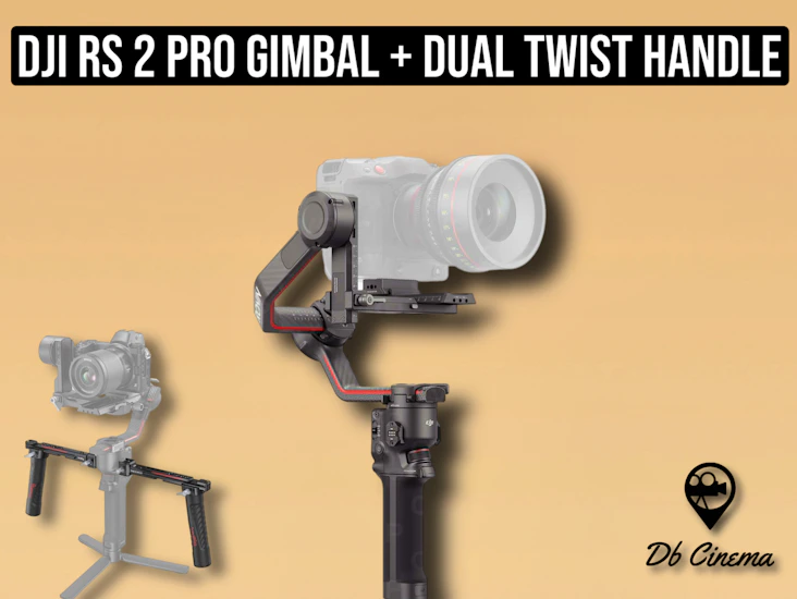 Dji ronin gimbal rs2 rs 2 pro gimbal + dual handle grip