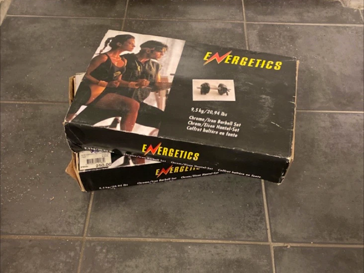 2 st hantlar a 9,5 kg