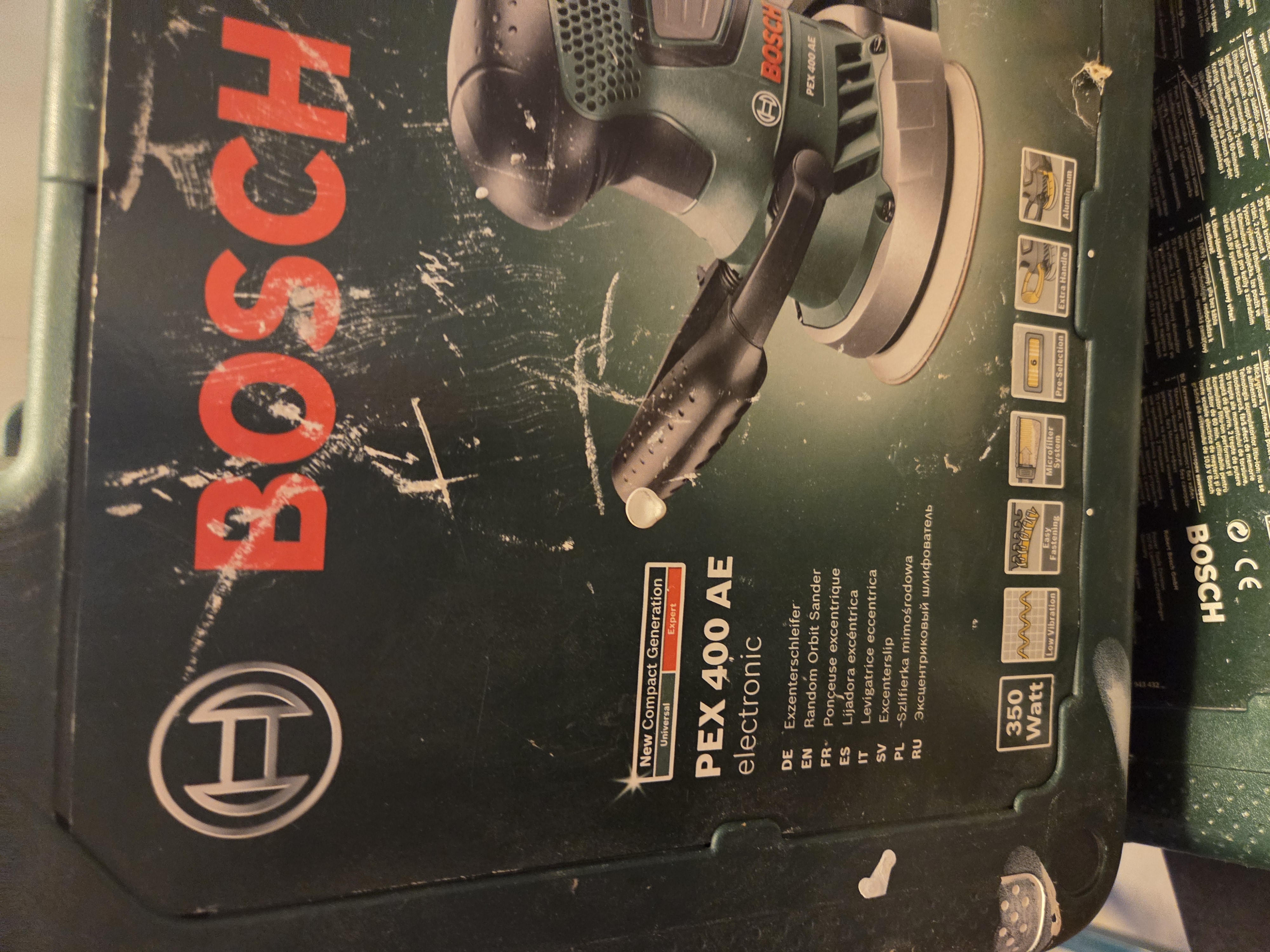 Bosch excenterslip ø125 350w