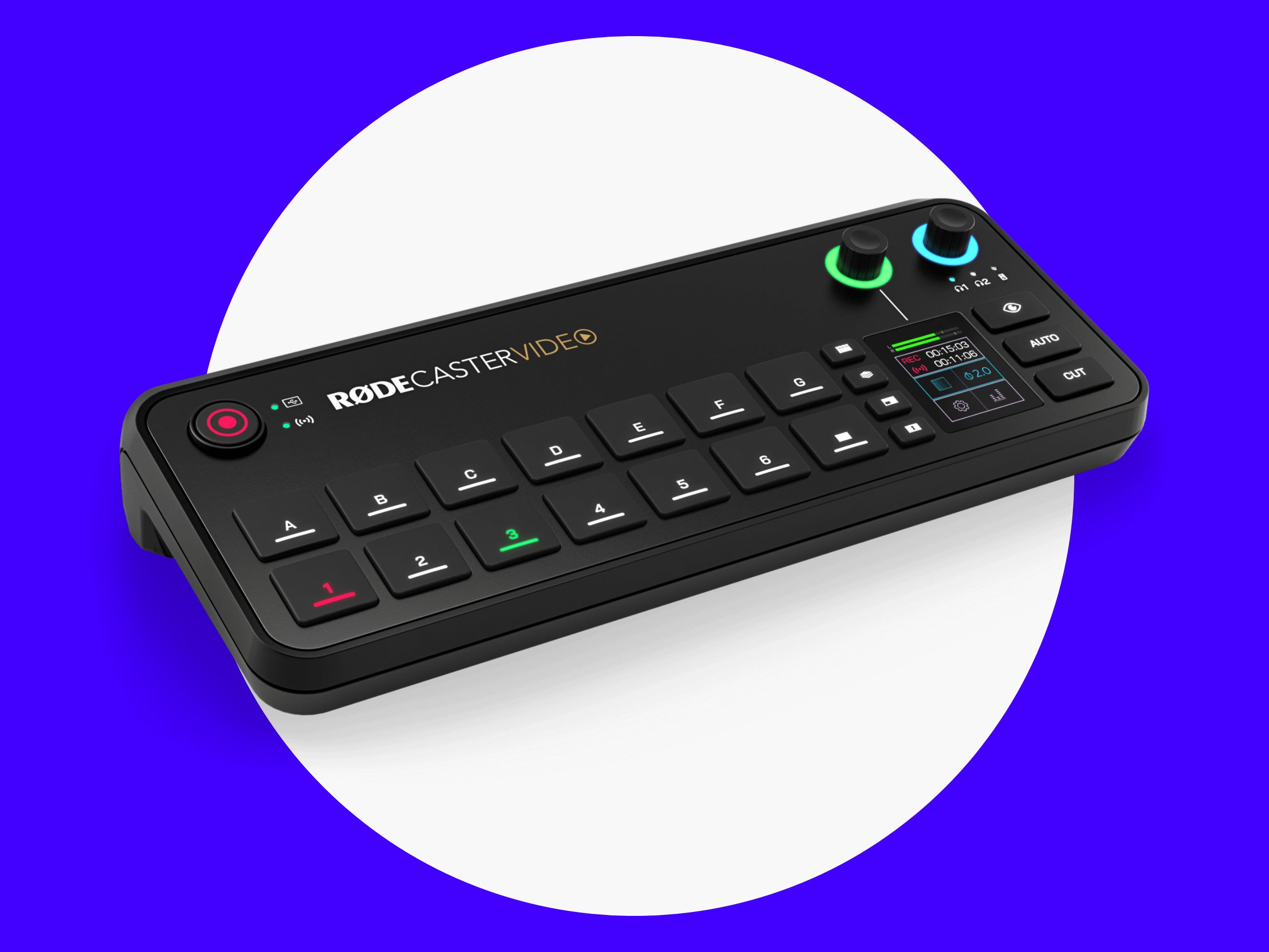 Rodecaster video - video and audio production console