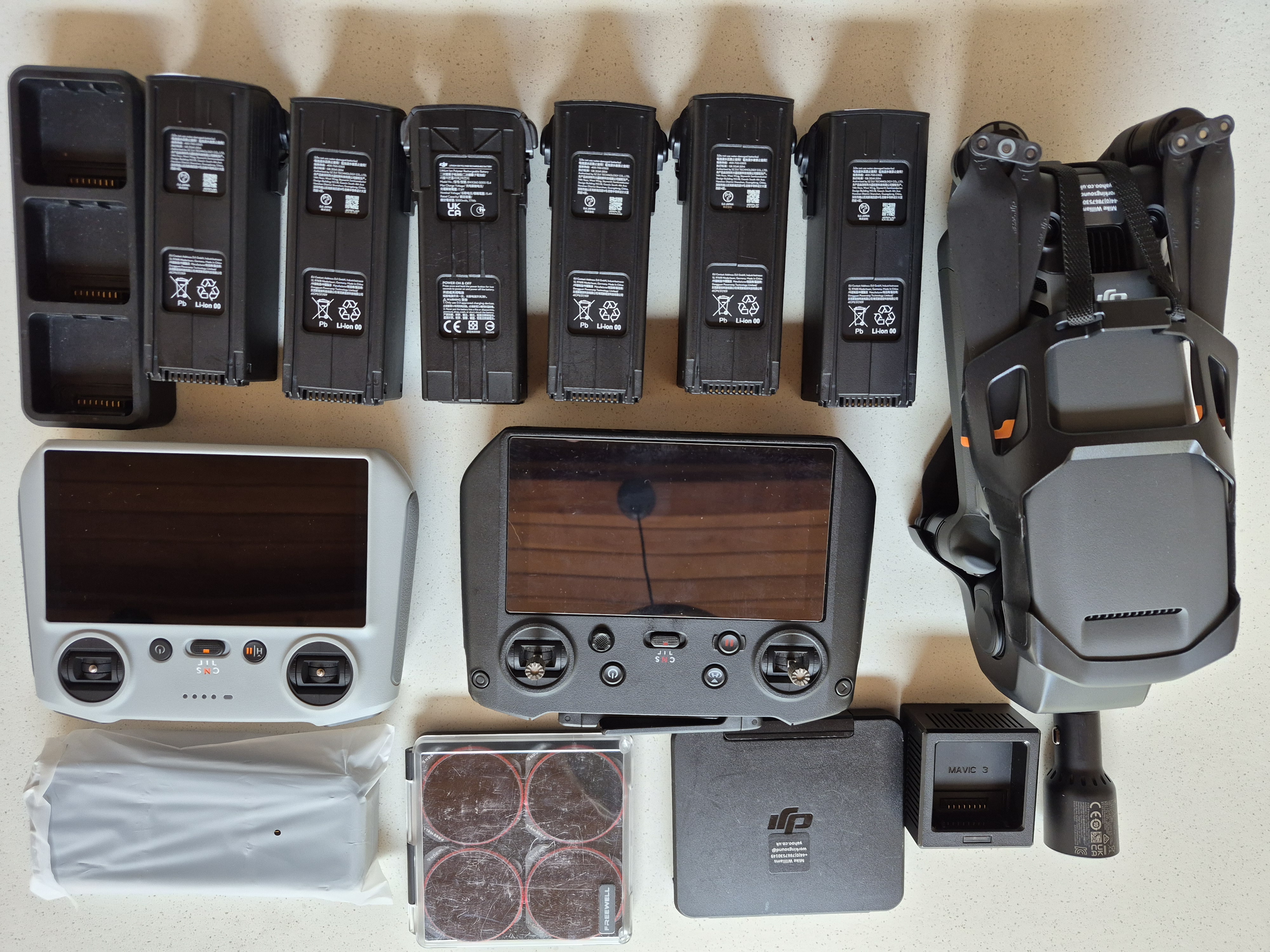 Dji mavic3 pro with dji rc2 pro controller 
