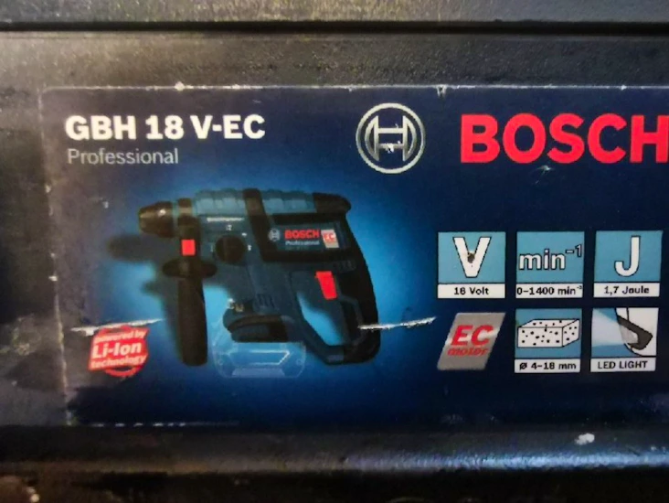 Iskuporakone bosch professional gbh 18 v-ec