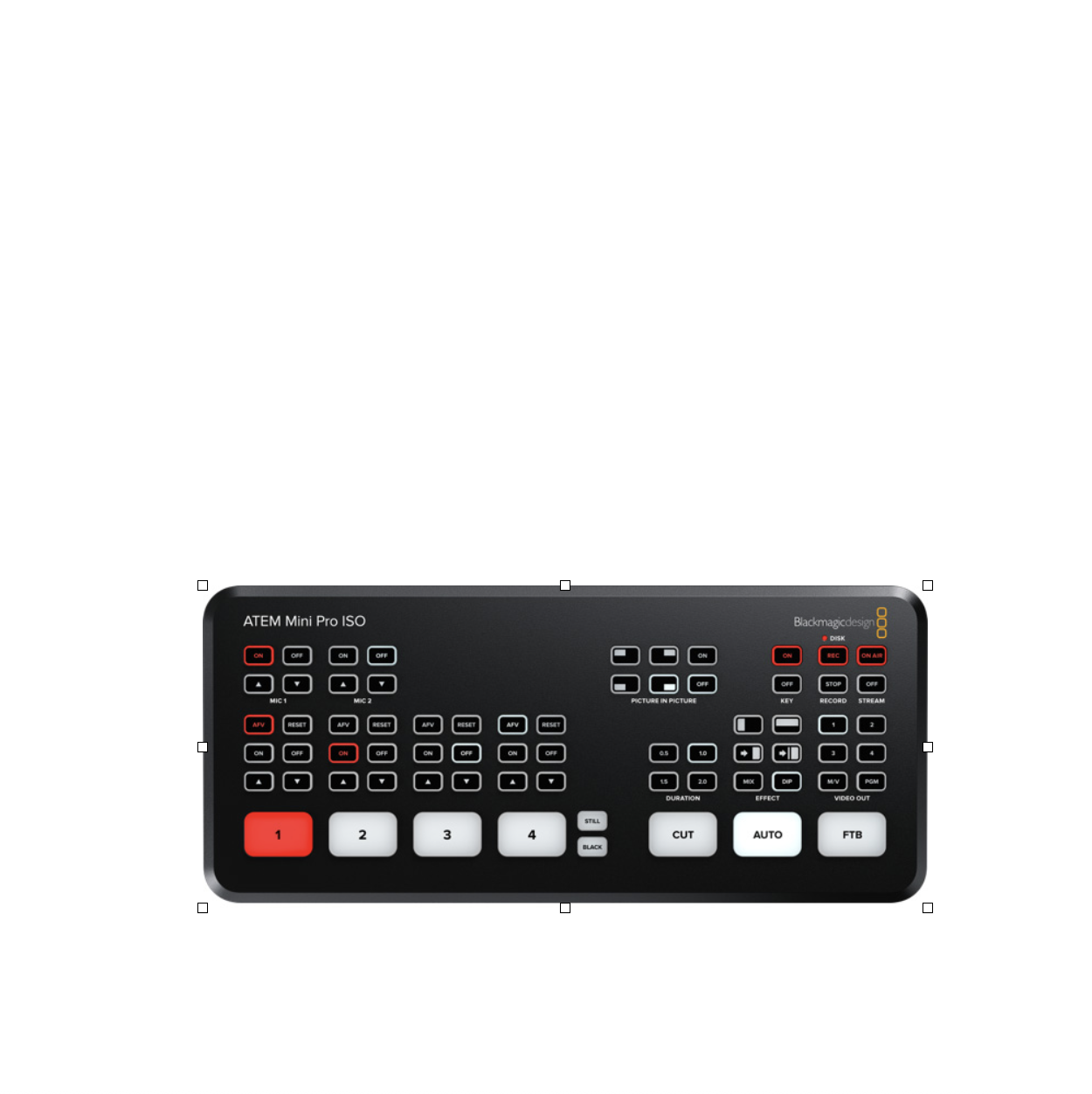 Blackmagic: atem mini pro iso 4 channel vision mixer