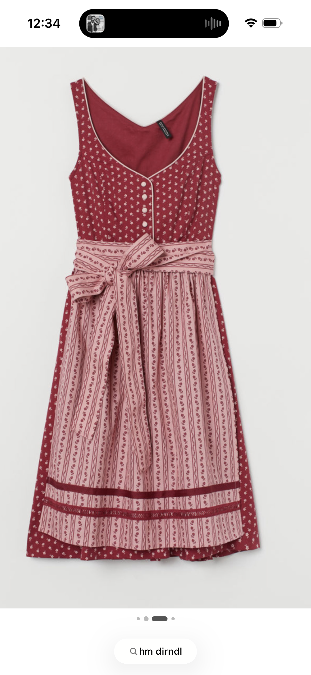 Oktoberfest dirndl klänning