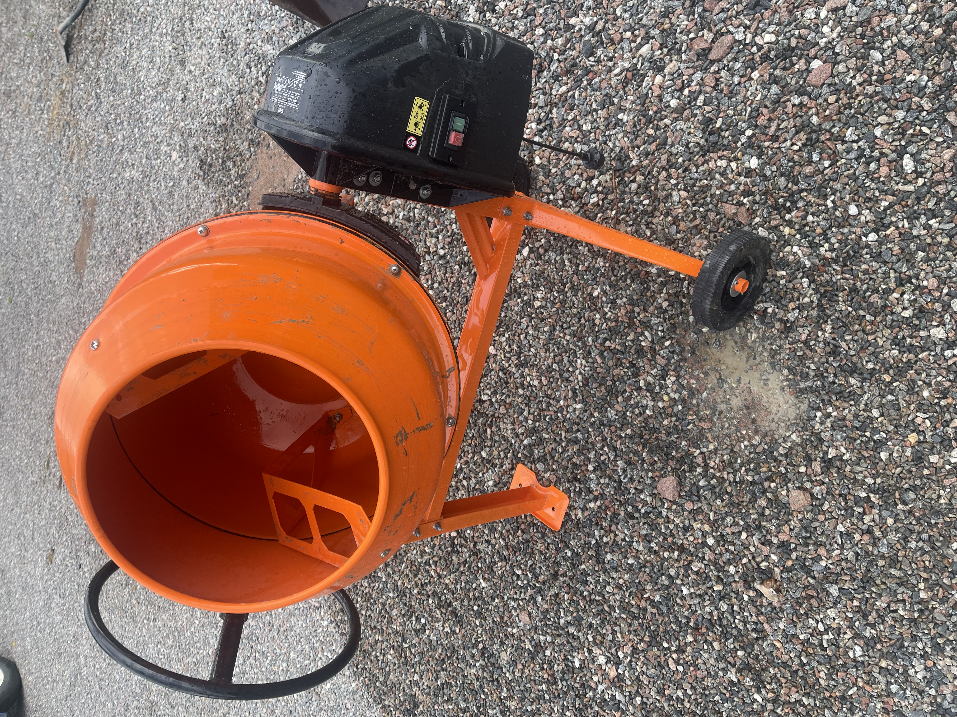 Betongblandare scheppach 120l 550w