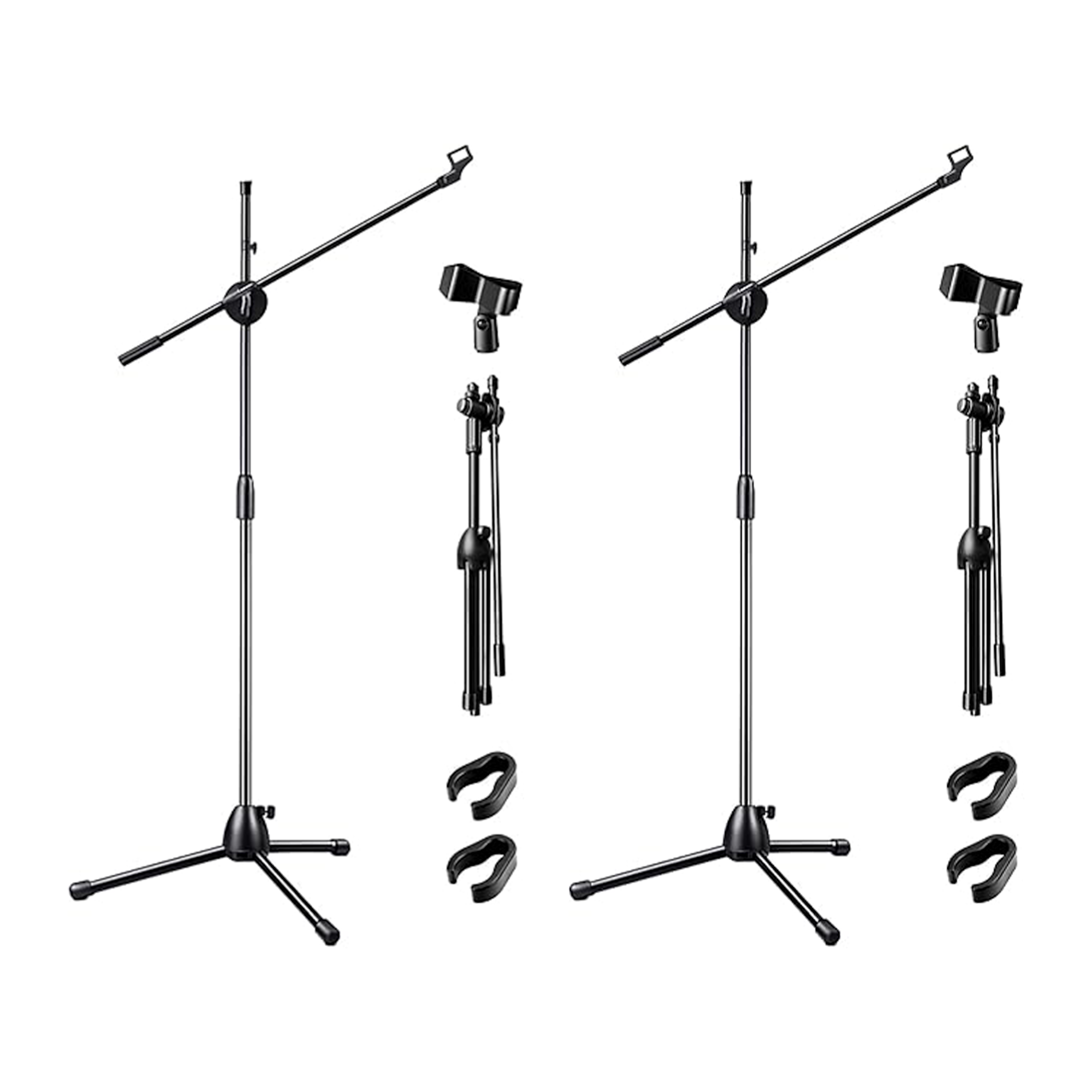 2 microphone stands