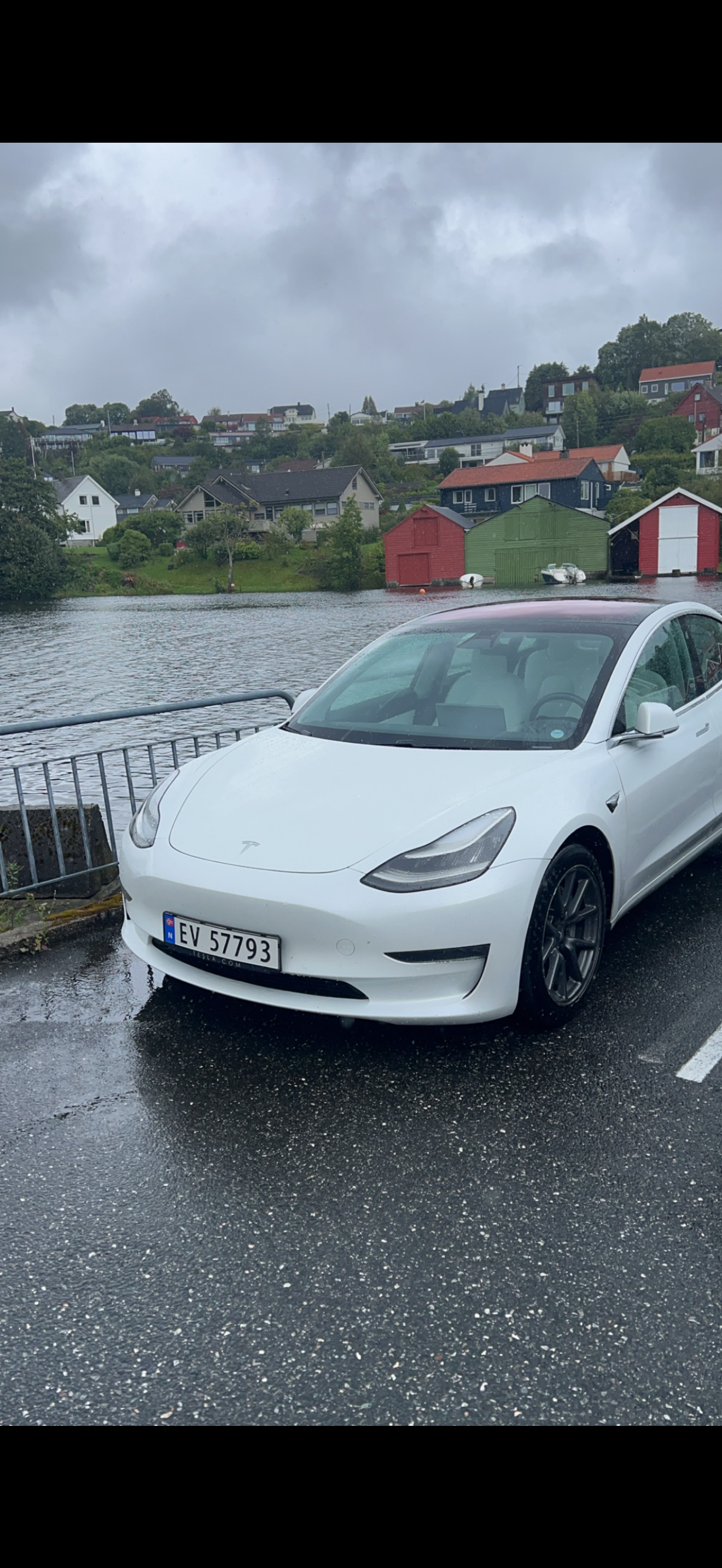 Tesla model 3 long range awd panorama full selfe drive 