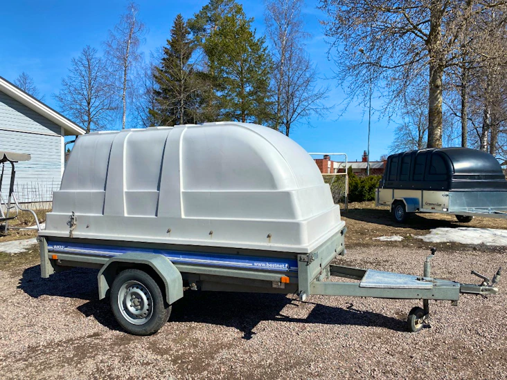 Kuomukärry m (aku 265x125x23 cm)