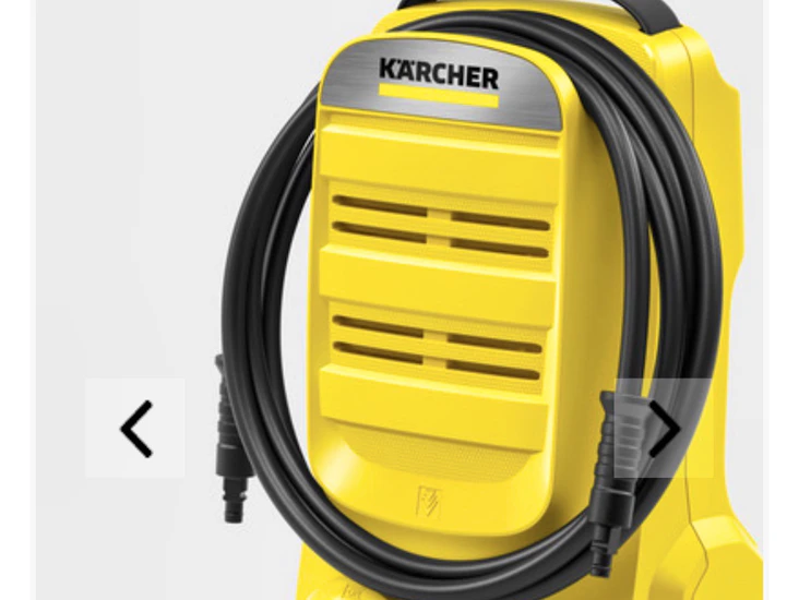 Karcher pressure washer with patio cleaner head attachment
