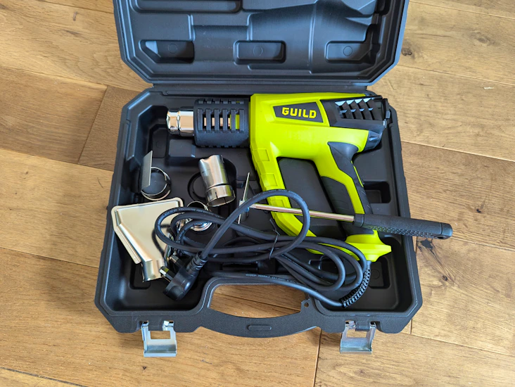 Guild heat gun & attachments