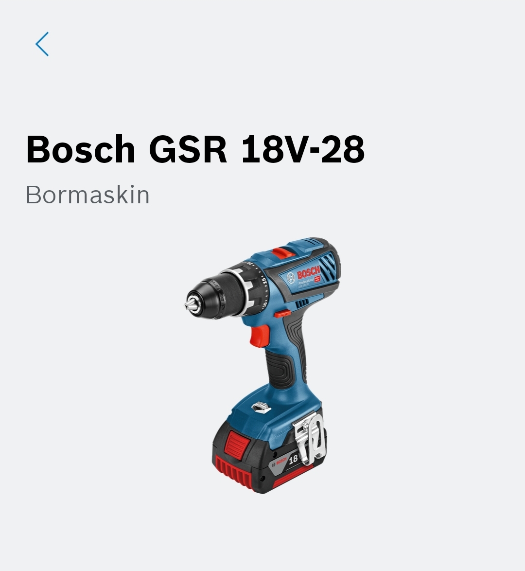 Bosch gsr 18v-28