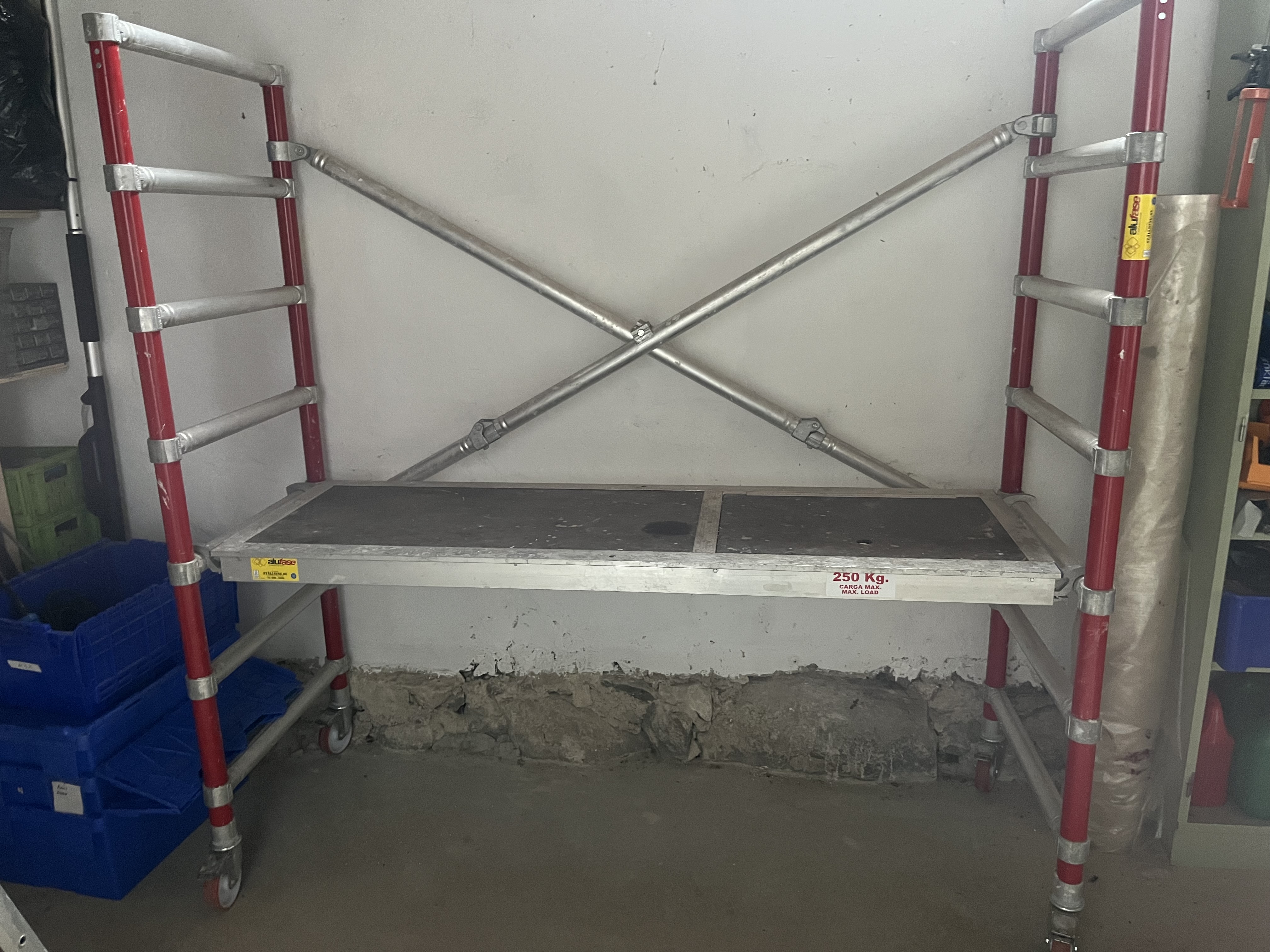 2 m aluminiumställning