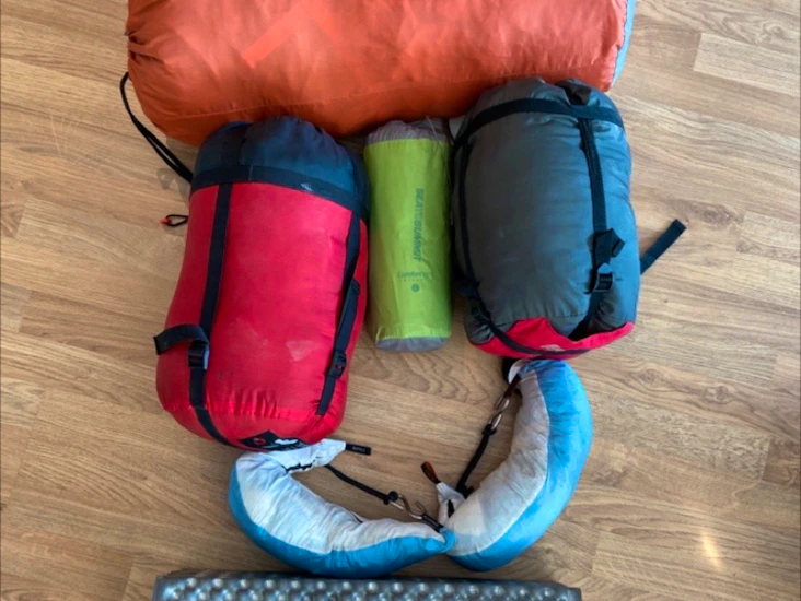 Komplett friluftspakke for 1/2/3