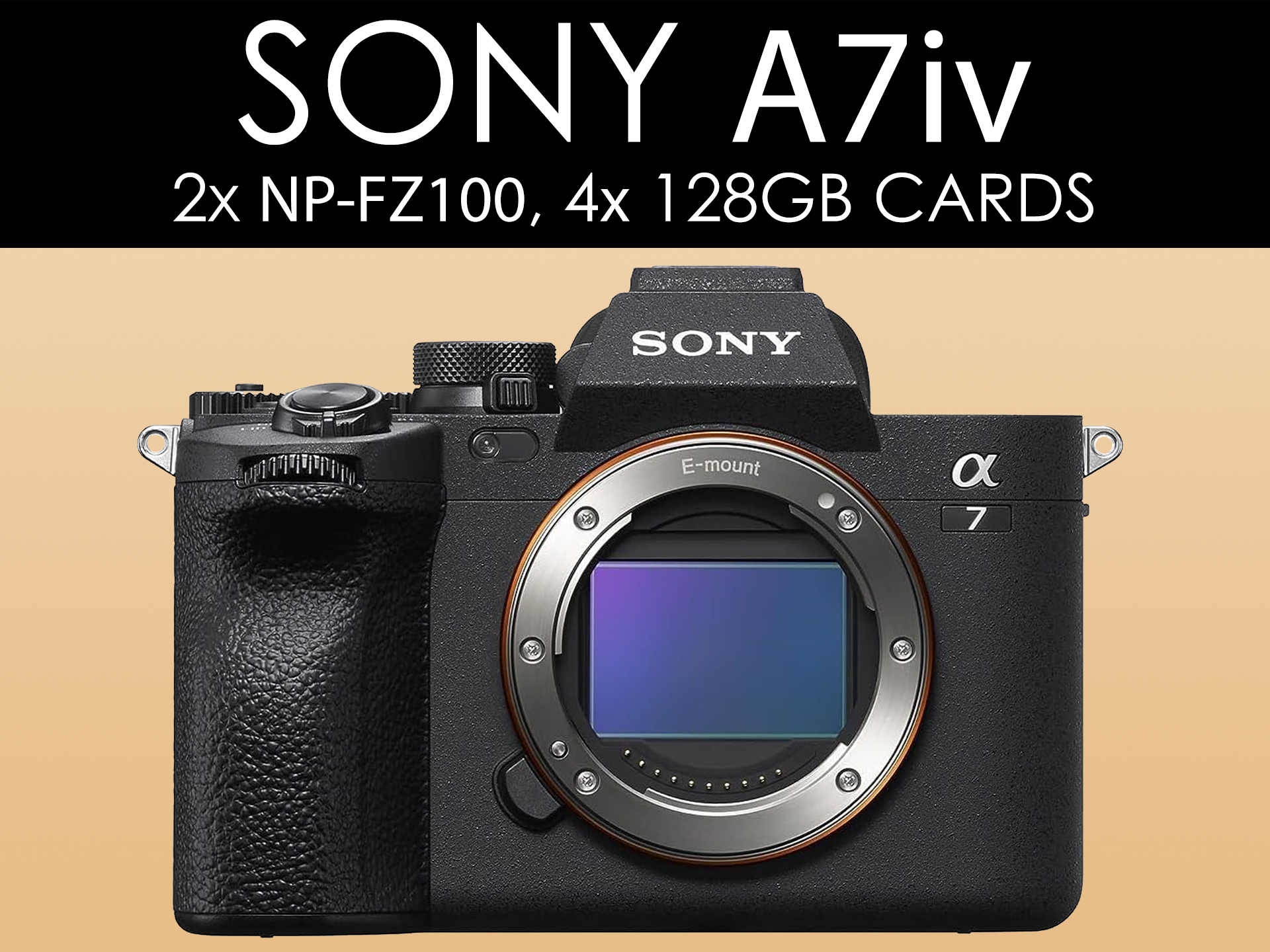 Sony a7iv body only