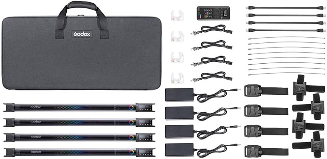 Lei 4x Godox TL60 RGB Tube lights av Linus Toft I i Bergen, Hordaland for 171 - 400 kr/dag