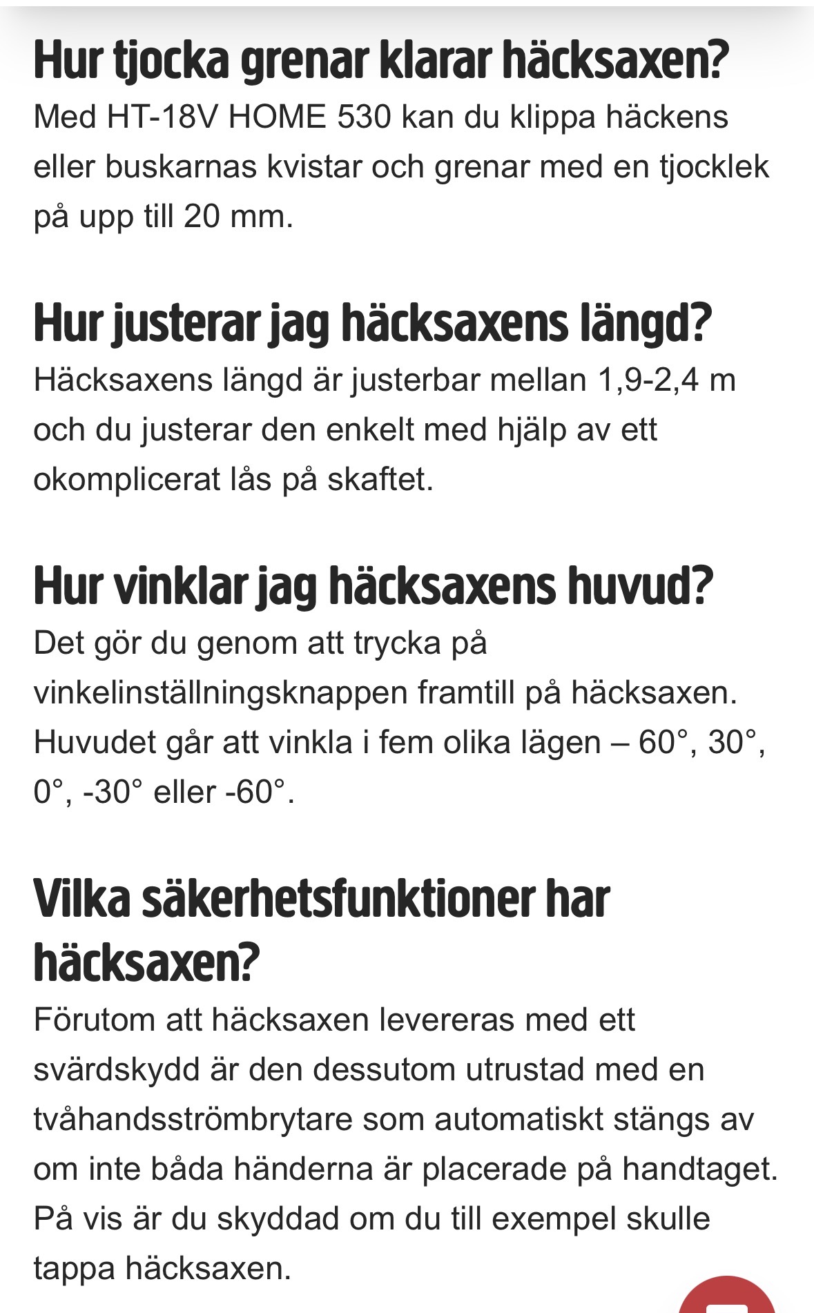 Häcksax batteridriven