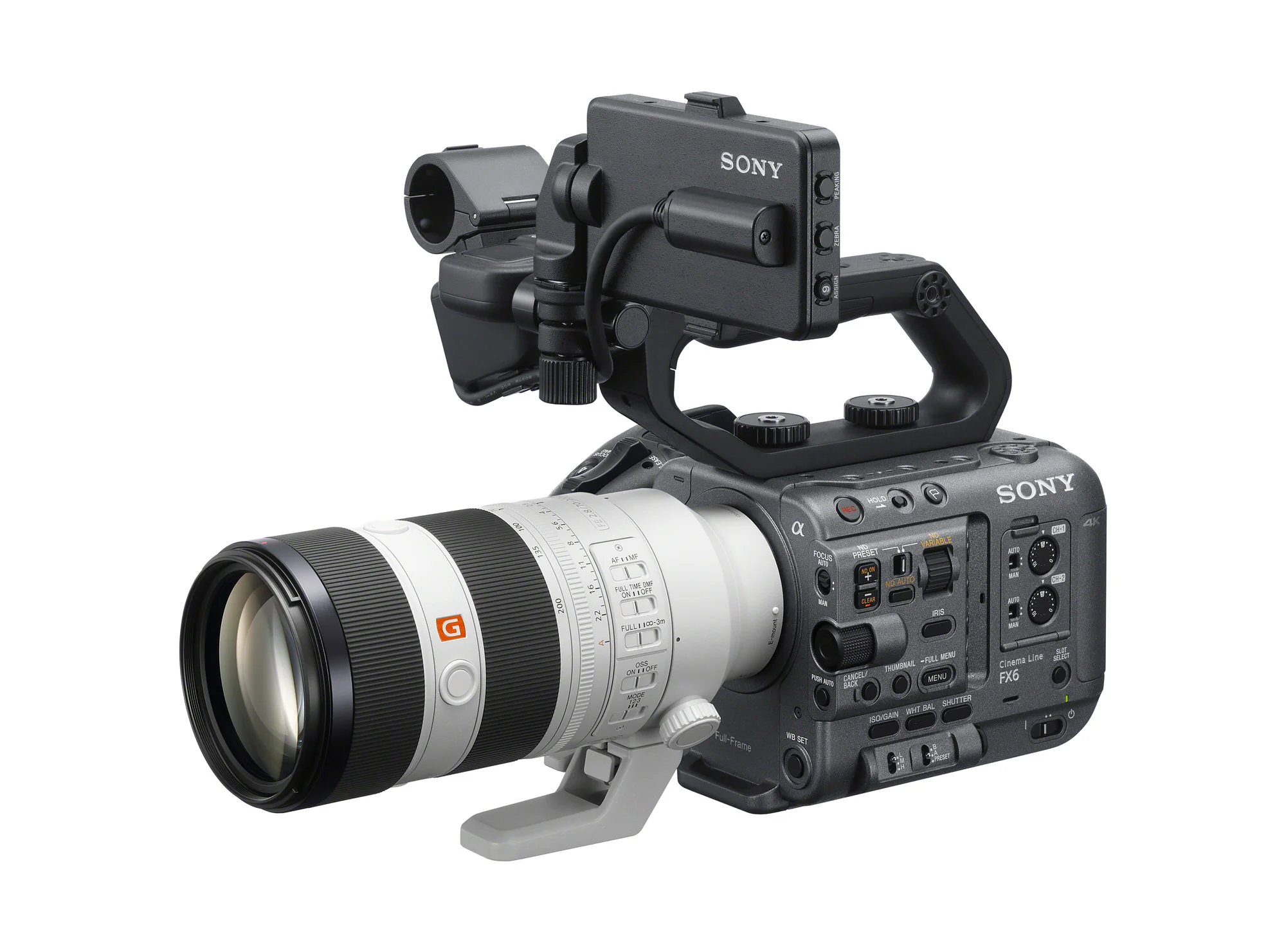 Sony fx6 + 70-200 mm 2.8 lens