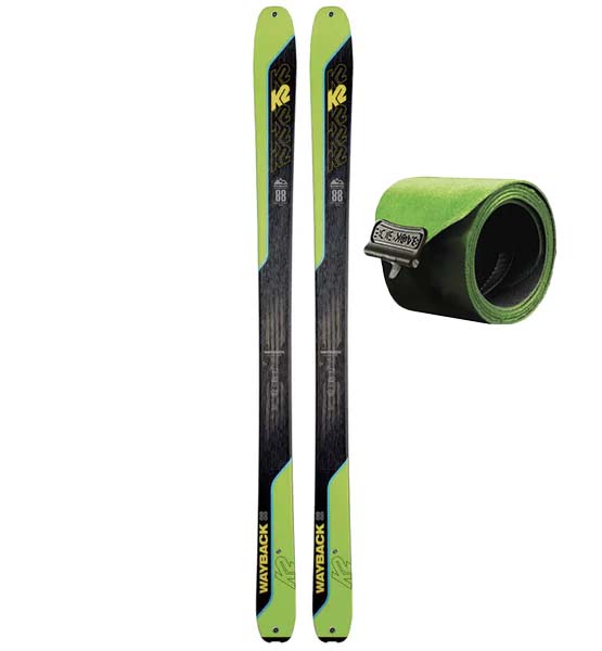 Topptur pakke -  sko str 42, ski wayback 88, 174 cm inkl feller