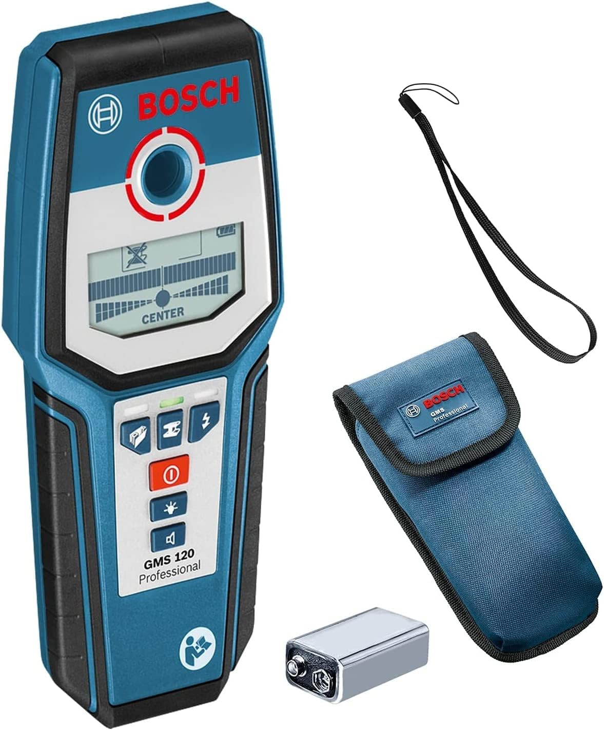 Bosch gms 120 väggscanner – hitta kablar, rör och reglar innan du borrar (stud finder)