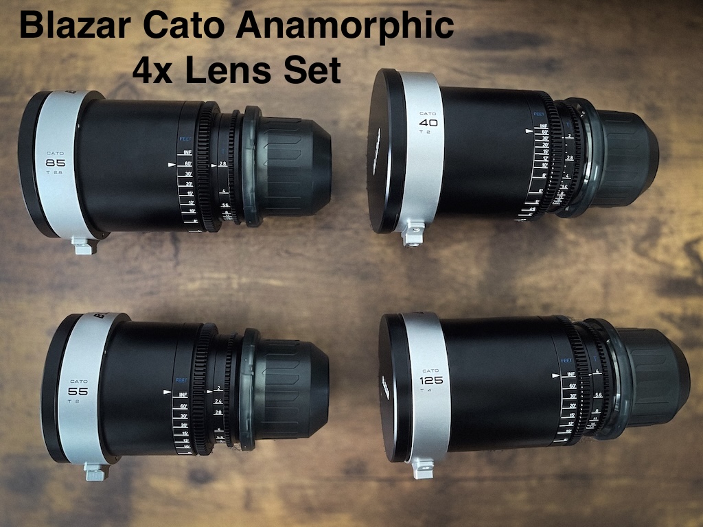 Blazar cato anamorphic lens set