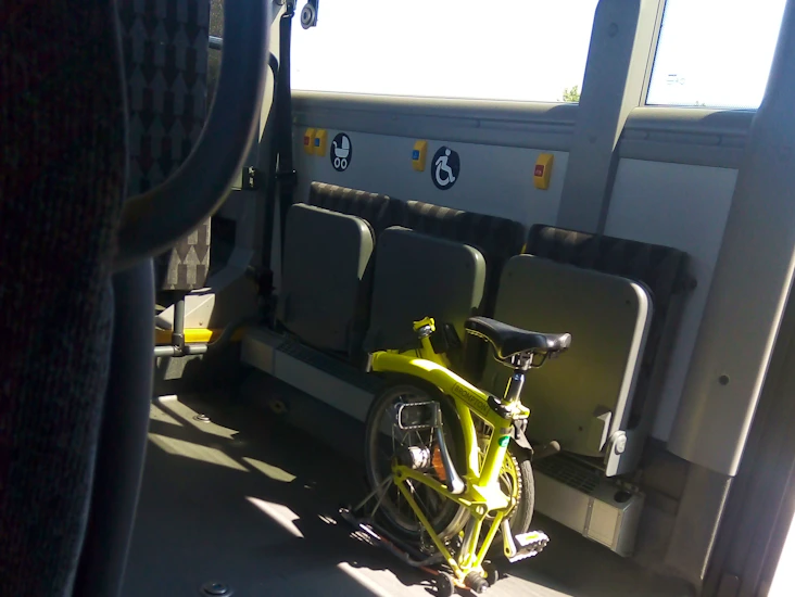 Brompton ihopfällbar cykel 3 vxl med väska