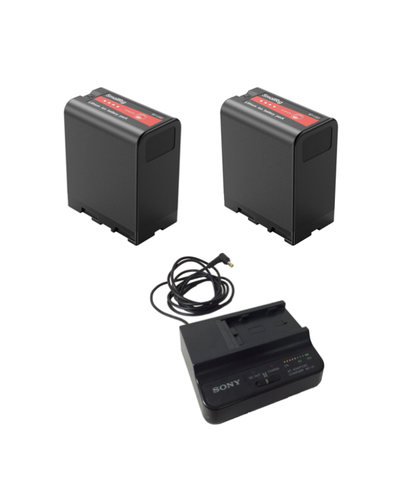 2x smallrig bp-u60 battery &  charger for sony camera fx6 fx9 fs7 fs5 30 35 90