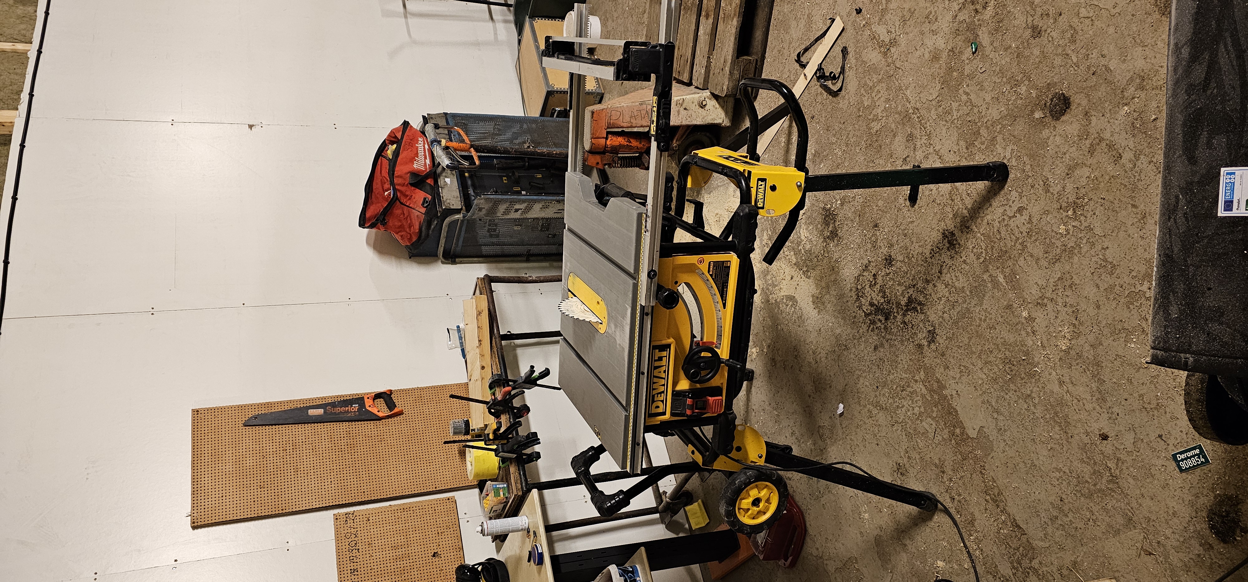 Dewalt 7492-qs klyvsåg med stativ