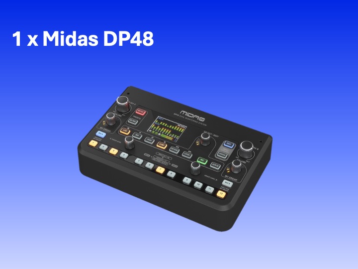 Midas dp48 dual personal monitor mixer (single)