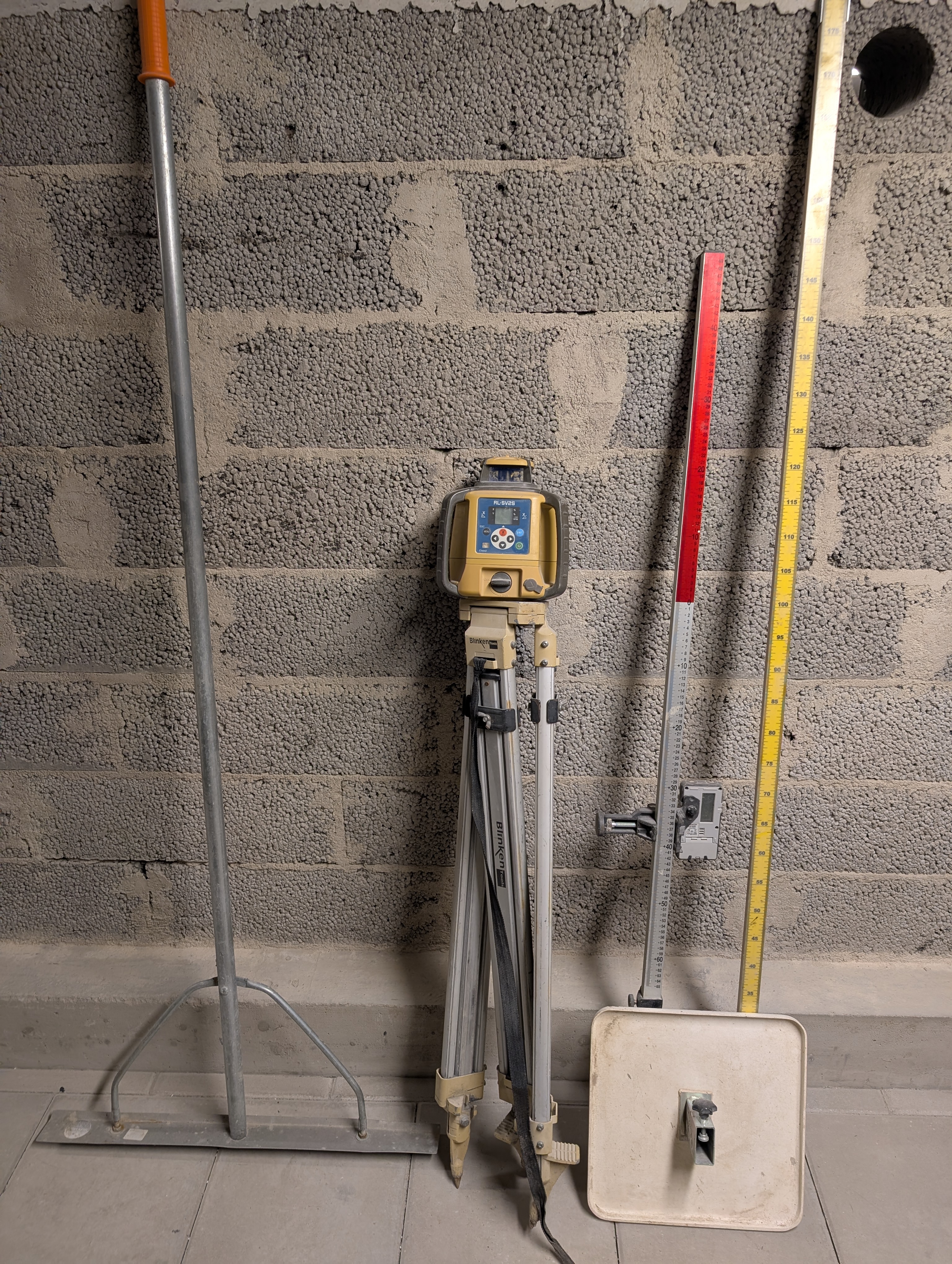 Topcon rotationslaser rl-sv2s inkl. ls 100d mottagare