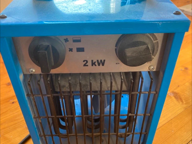 Varmeovn / byggtørke 2kw fra cotech