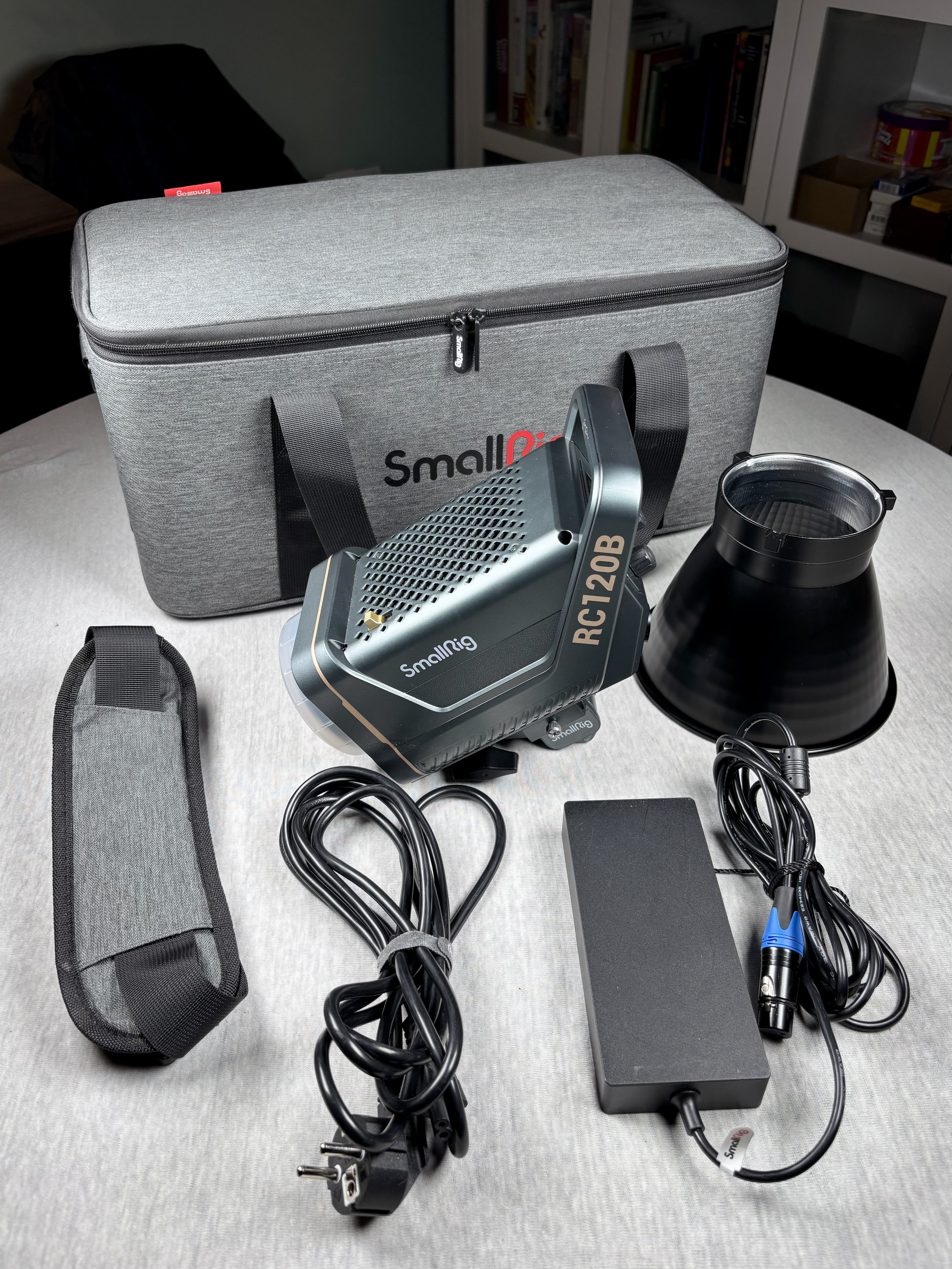 Smallrig rc120b led videolys – kraftig bi-color studio lys