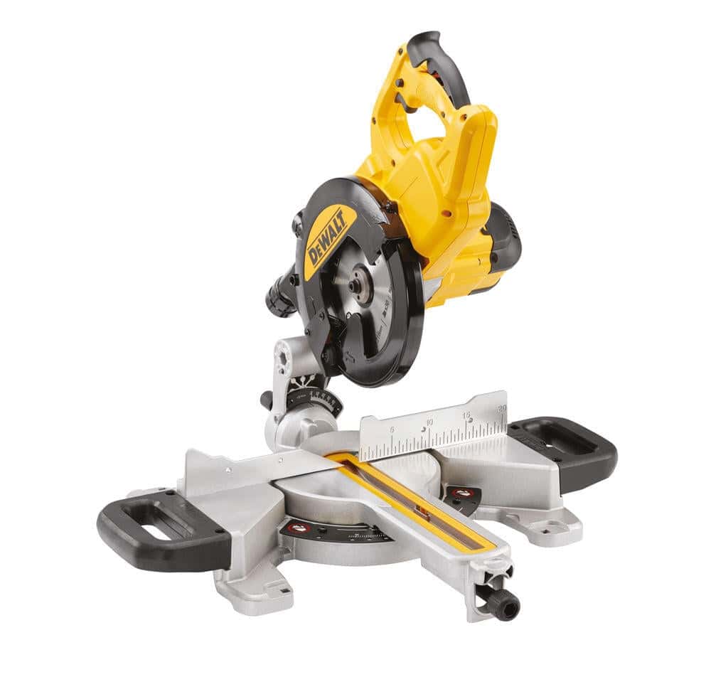 Dewalt dws773 1300w kapp- og gjærsag med sagbord