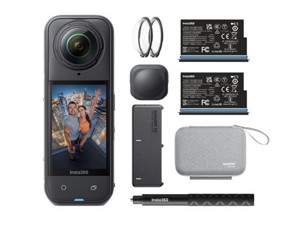 Insta360 x5 8k til leie – komplett kit til tur, ski, events, content og mer!
