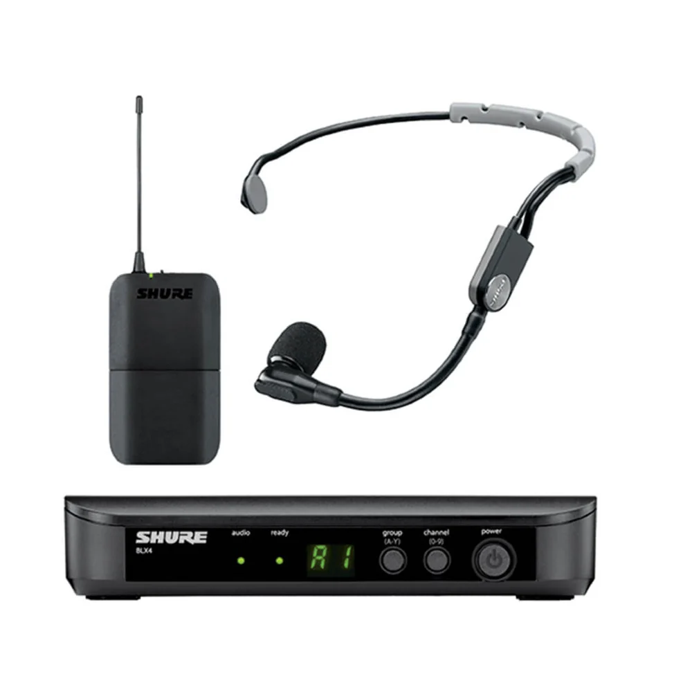 Trådlös headsetmikrofon shure sm35 med beltpack och mottagare