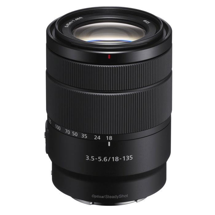 Sony 18-135mm f/3.5-5.6 lens -- e mount
