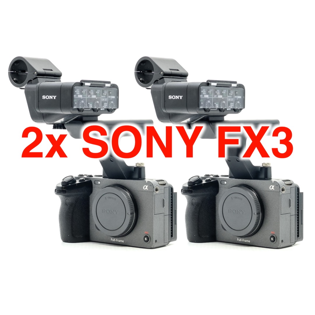 2x 𝗦𝗢𝗡𝗬 𝗙𝗫𝟯 body kit + 256gb cards (sony fx3 fx 3)