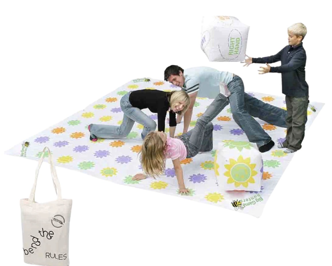 Get knotted - giant twister game with giant inflatable dice