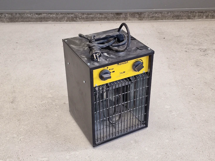 Byggfläkt 3 kw 230v