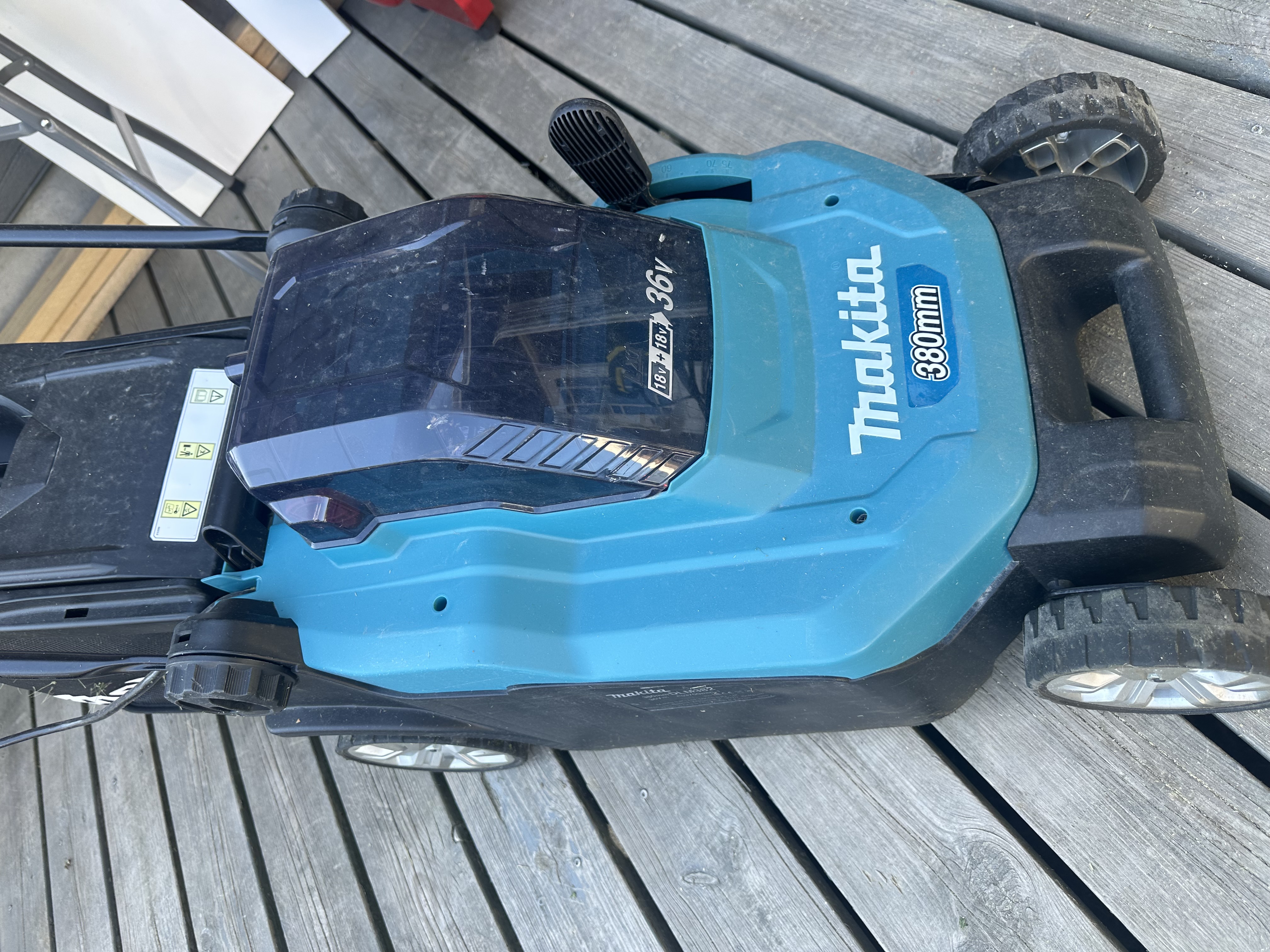 Makita plenklipper. batteridrevet