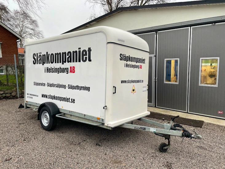 Skåpsläp 11m3 1000kg