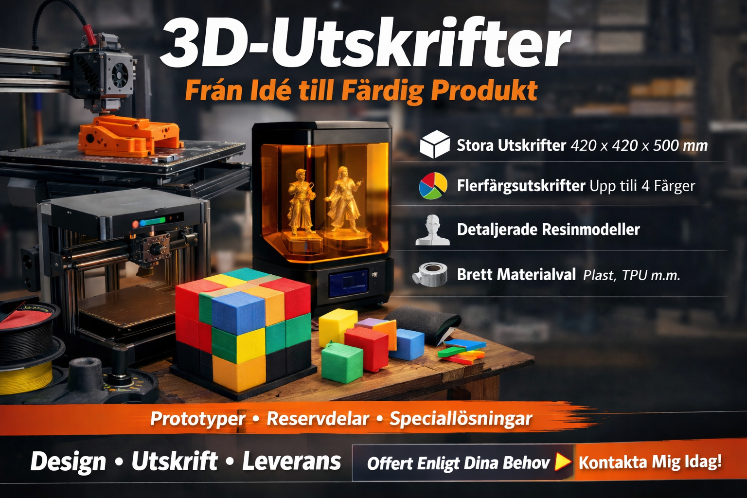 Professionella 3d-utskrifter – från idé till färdig produkt